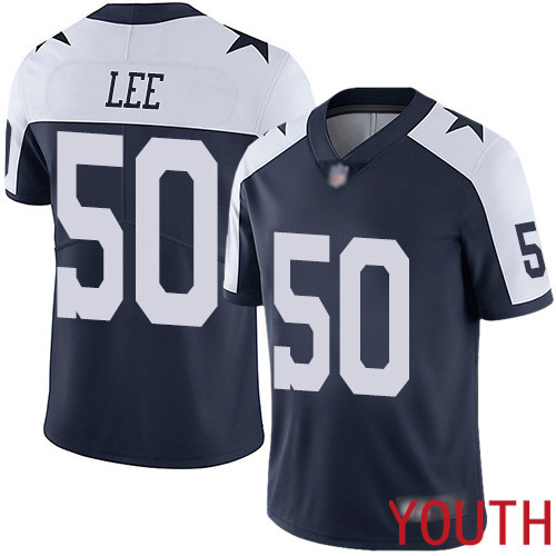 Youth Dallas Cowboys Limited Navy Blue Sean Lee Alternate #50 Vapor Untouchable Throwback NFL Jersey